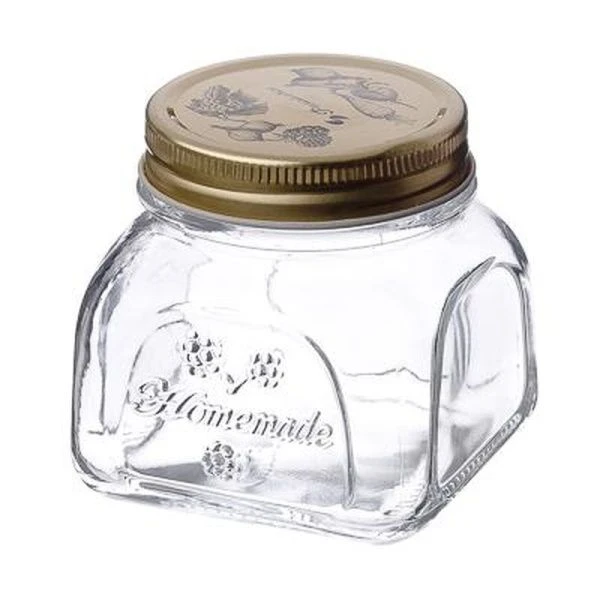 Банка для сыпучих продуктов 300мл стекло ХОММЕЙД с мет.крышкой (24)