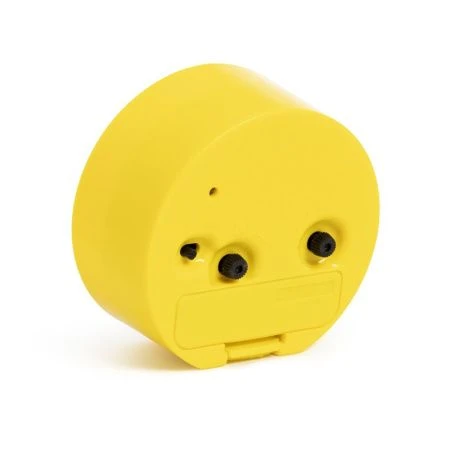 Будильник 8см кварц РУБИН Смайлик желтый (40)