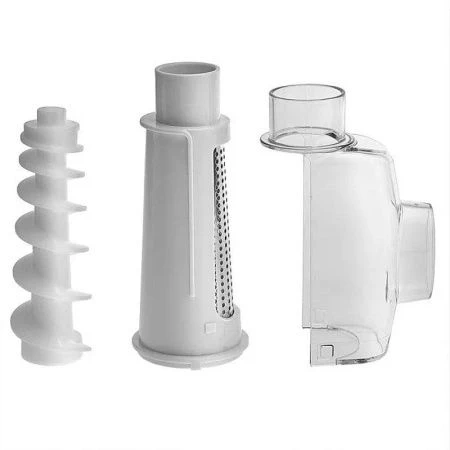 Мясорубка электрическая нерж.сталь АКСИНЬЯ КС-2007С белый с серым 2000Вт насадка для томата (4)