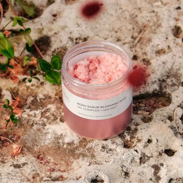 Скраб для тела 250мл Mariee la cosmetique Роза солевой MCC-cbs3 (8)