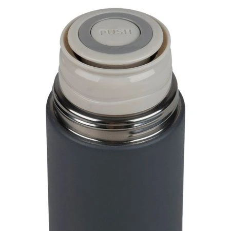 Термос с термокружками 3шт. 500мл нерж.сталь FESTA серые (12)