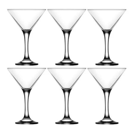 Бокалы для мартини набор 6шт 190мл стекло БИСТРО (4)