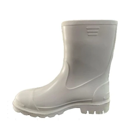 Сапоги ПВХ мужские без утеплителя белые 43 (10)