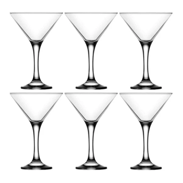 Бокалы для мартини набор 6шт 190мл стекло БИСТРО (4)