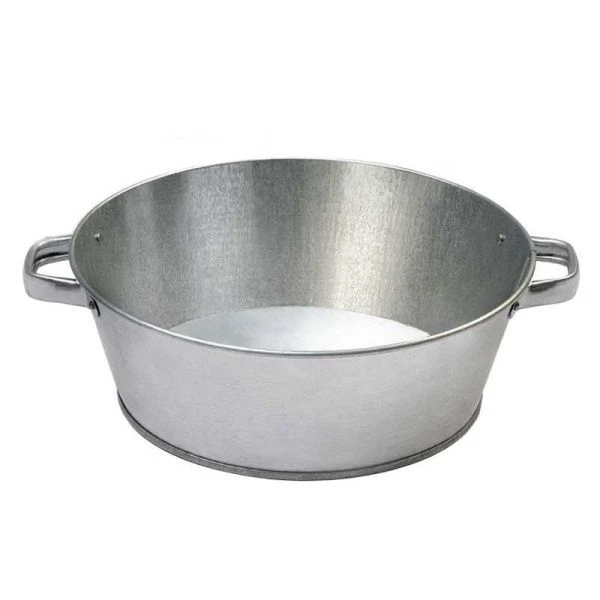 Таз 13л оцинкованный круглый толщ. 0,45мм 3-50110 (5)