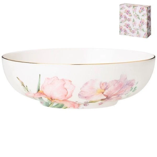 Салатник 850мл 18*5,5см фарфор IRISES (36)