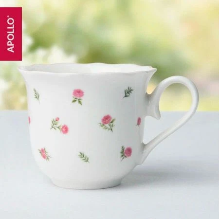 Чайный набор 2пр фарфор French rose на 1 персону 250мл FRR-03 (24)