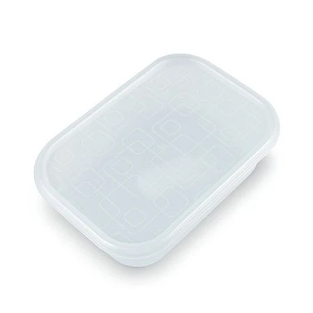 Контейнер пищевой 300мл 141*96*36мм пластик прямоугольный натуральный (36)