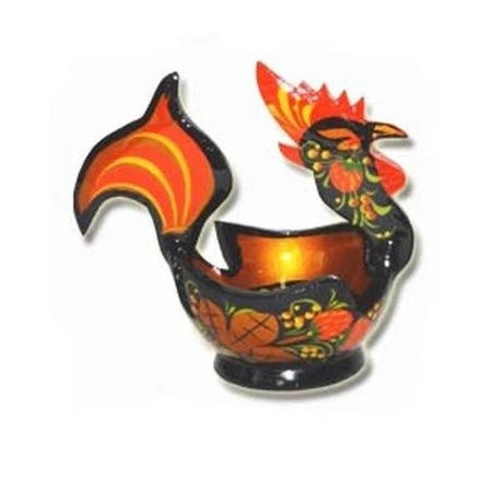 Солонка дерево Петушок 100*70мм (1)