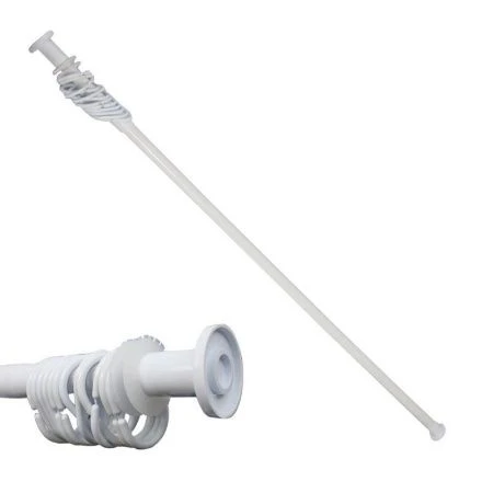 Карниз для ванной комнаты телескоп. 115-205см Умничка белый (30)