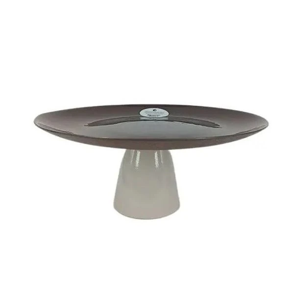 Блюдо на ножке стекло Мокко-Капучино 28см 17857A/MO (4)