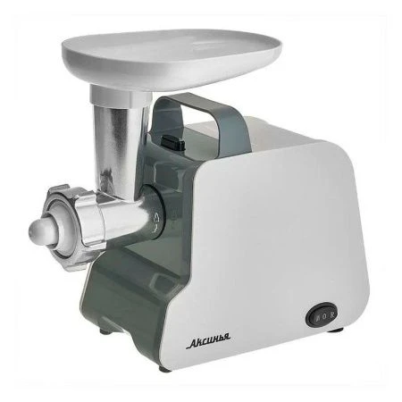 Мясорубка электрическая нерж.сталь АКСИНЬЯ КС-2007С белый с серым 2000Вт насадка для томата (4)