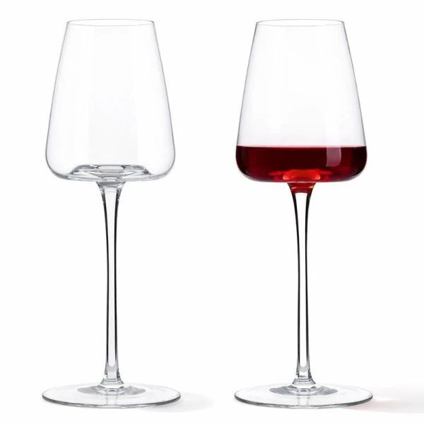 Бокалы для вина набор 2шт 350мл 5,3*8*24см стекло Delicate подар.уп CRY34/JC-18281 (12)