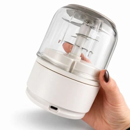 Измельчитель электирческий пластик 200Вт, контейнер 300мл, JC-17942  (30)