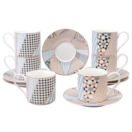 Чайный набор 12пр фарфор TOP STYLE на 6 персон 250мл