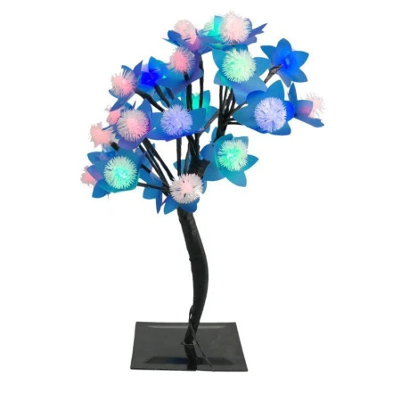 Дерево светодиодное 38см МОХНАШКИ (28 диодов многоцветных) JC-5854 (50)