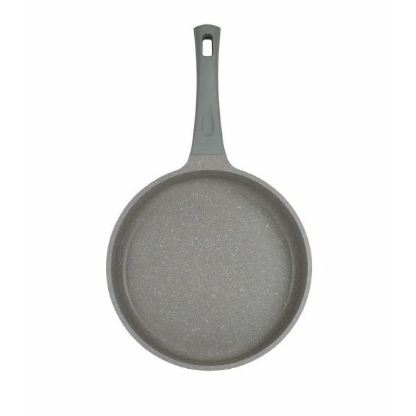 Сковорода 26см алюминий АП STELLA Cappuccino с несъемной ручкой (3)