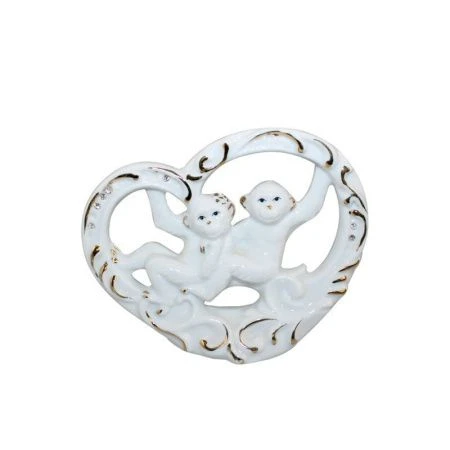 Фигурки Обезьянки фарфор 12,8*3,5*10,4см, B2900'DIN2784 (1-96)