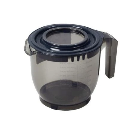 Емкость для миксера 170*170*161мм пластик антрацит (12)