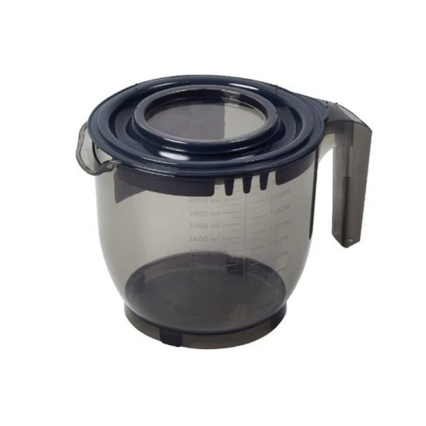 Емкость для миксера 170*170*161мм пластик антрацит (12) Емкость для миксера 170*170*161мм пластик антрацит (12)