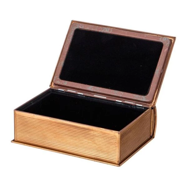 Шкатулка-книга 17*12*5см металл/полиуретан (24)