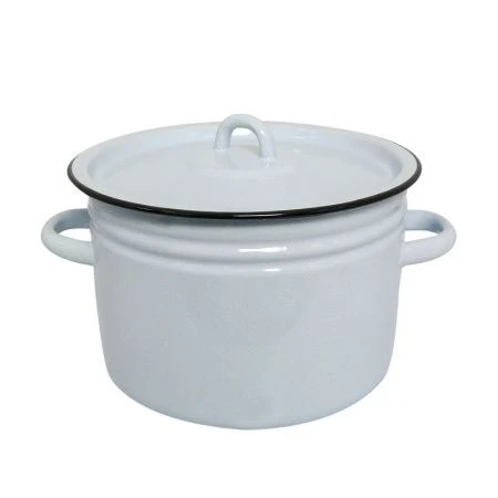 Кастрюля 5,5л эмаль титановый рябчик 20-1617Н (2)