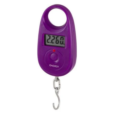 Весы безмен электронные пластик фиолетовый 25кг ENERGY BEZ-150 (96)