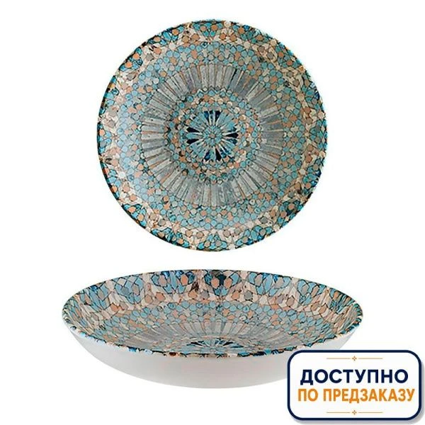 Тарелка глубокая 1000мл 23см фарфор МОЗАИК S-MT-LUCMZBLM23CK (6)
