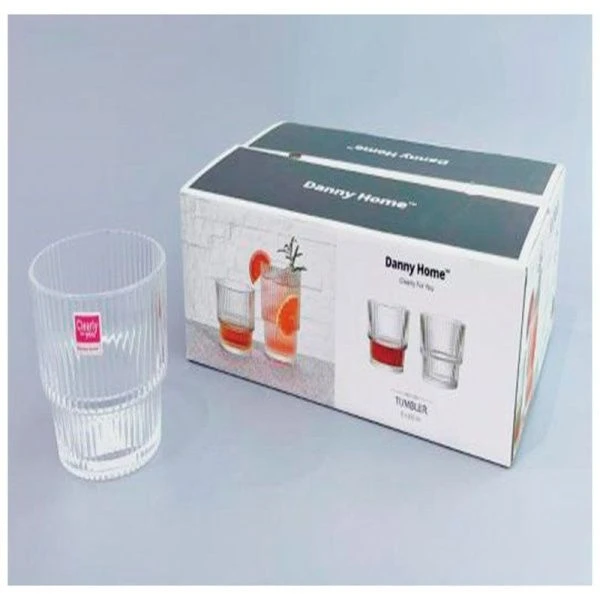 Cтаканы низкие набор 6шт 333мл 9*9см стекло подар.уп 1988-228/JC-18276 (8)