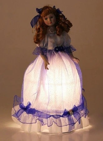 Лампа настольная кукла Дюймовочка 45 см 622882