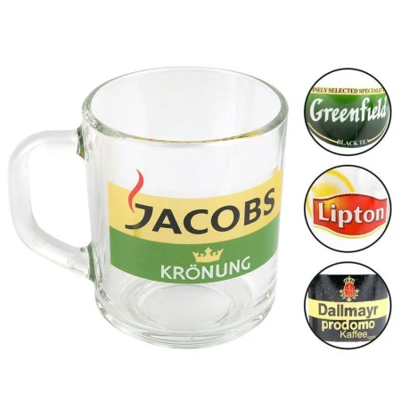Кружка 200мл стекло ЧАЙ (20) Кружка 200мл стекло ЧАЙ (20)