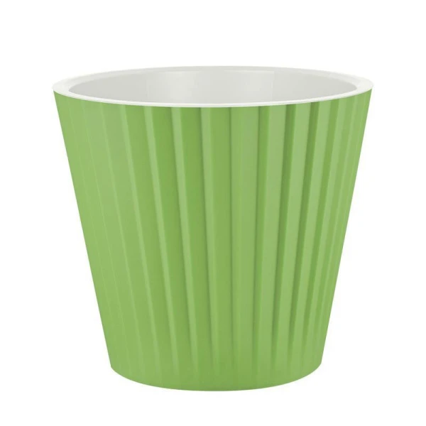 Горшок для цветов 5,8л 230мм пластик Sand зеленая фисташка (15)