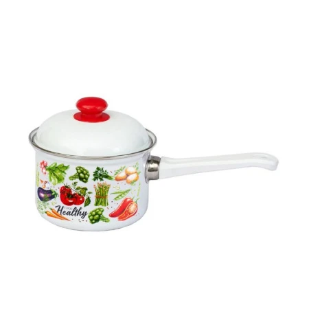 Ковш 1,5л эмаль ОВОЩИ с крышкой ТМ Appetite 1RD144M (4)
