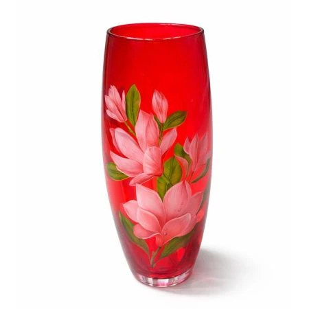 Ваза для цветов 26см стекло ФЛОРА (6)