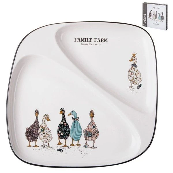 Тарелка мелкая 26*2,5см фарфор FAMILY FARM обеденная (12)