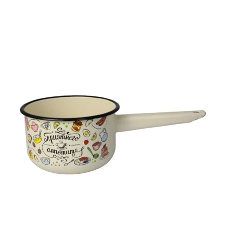 Ковш 1,5л эмаль ПРИЯТНОГО АППЕТИТА без крышки ТМ Appetite 1с42с (4)