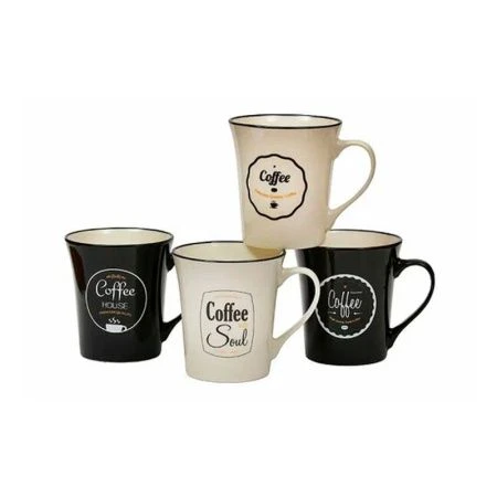 Кружка 340мл фарфор ЧЕРНЫЙ КОФЕ воронка R02/3309YX (48)