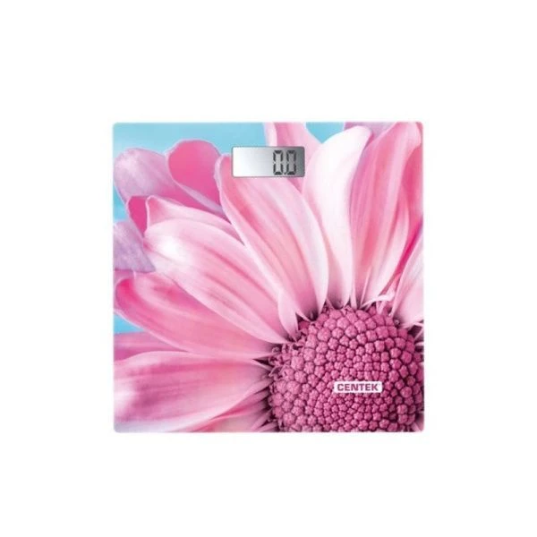 Весы напольные электронные стекло до 180кг Centek CT-2430 Summer 30*30см, LCD-дисплей (8)