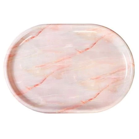 Поднос 43*31см пластик овальный 4833 (60)