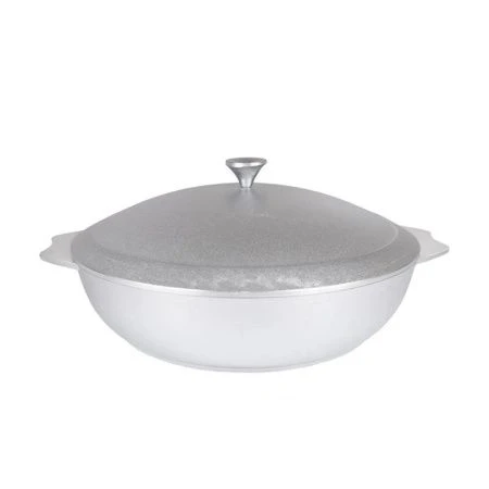Сковорода-сотейник 30см алюминий с крышкой H7,5см (6)