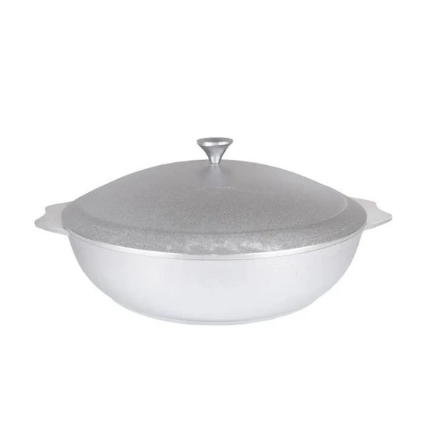 Сковорода-сотейник 30см алюминий с крышкой H7,5см (6)