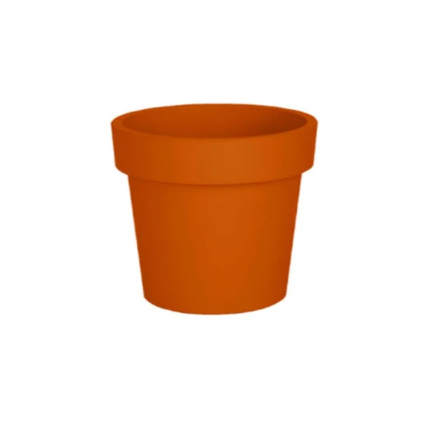 Кашпо 8л 22,5*26см пластик ЛОФТ мокко (4)