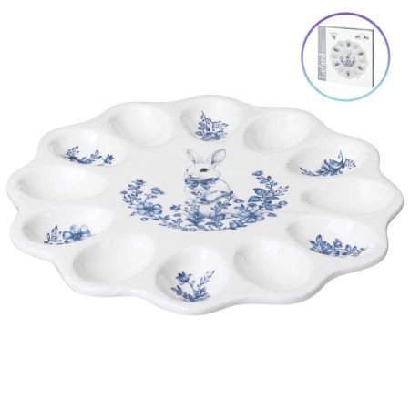 Подставка для яиц (на 12шт) 27,5*2см керамика Sunday (18)