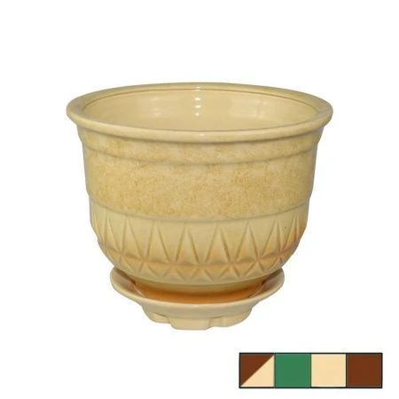 Горшок цветочный керам. АСТОРИЯ №2 (1сорт) 6л h=19см d=27см цвета в ассортименте