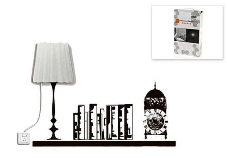 Лампа настенная с декоративной наклейкой Классика 100х80см (плафон-31*19*25см) (цоколь-Е14 напря