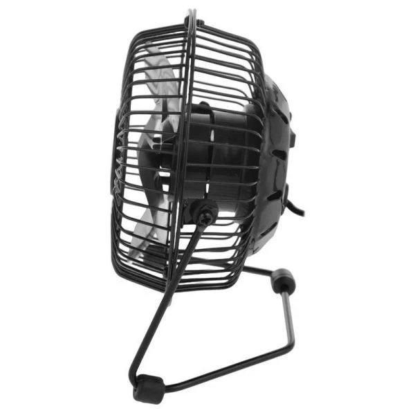 Вентилятор настольный металл Centek CT-5040 черный 2,5Вт, мет.решётка 14см, USB-порт (2)