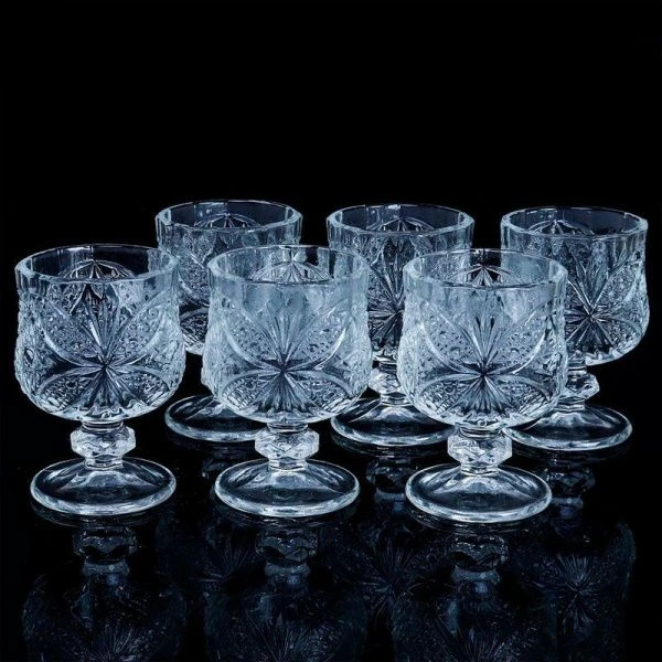 Рюмки набор 6шт 50мл стекло БАБОЧКА Р-1601 (24)