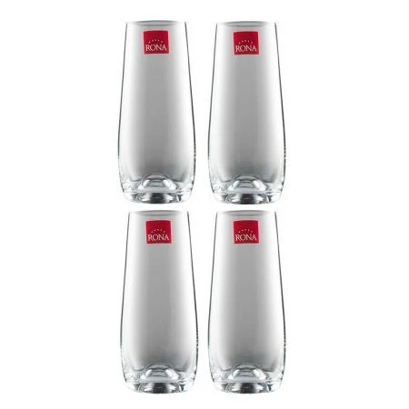 Стаканы набор 4шт 230мл стекло RONA DRINK MASTER (12)