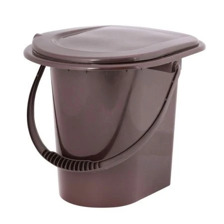 Ведро-туалет 13л 36,5*33,4*32,4см пластик со съемной ручкой (10)
