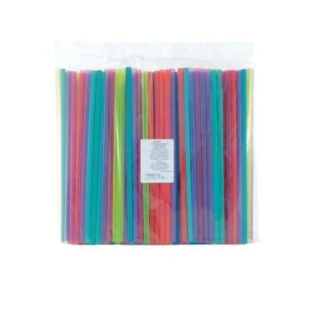 Трубочки для коктейля 250шт 8*240мм пластик прямые цветные AVIORA (24) Трубочки для коктейля 250шт 8*240мм пластик прямые цветные AVIORA (24)